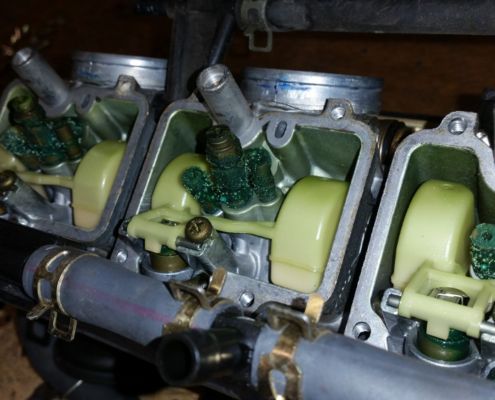 ASTPower Alexander Stamm, Motorradwerkstatt Lemgo, Vergaser nach längerer Standzeit, Yamaha R6