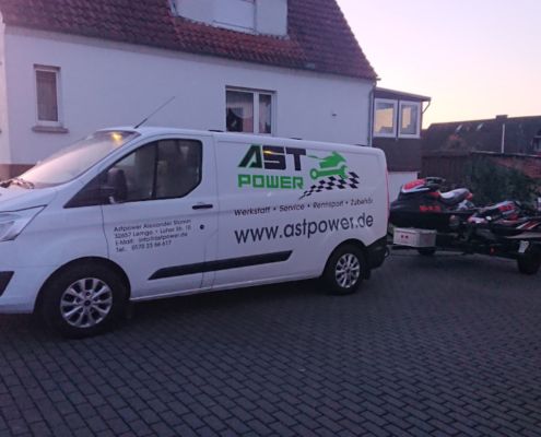 Motorrad Transport Service Transportservice Motorrad, Motorradwerkstatt Lemgo, AST Power