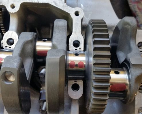 Motorrevision: Lagerspiel messen ASTPower Alexander Stamm, Motorradwerkstatt Lemgo, Motorrevision, Motor überholen, Motorüberholung