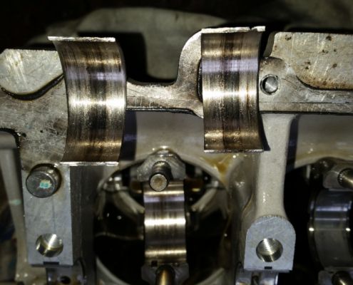 Motorrevision: Pleuellagerschalen defekt ASTPower Alexander Stamm, Motorradwerkstatt Lemgo, Motorrevision, Motor überholen, Motorüberholung